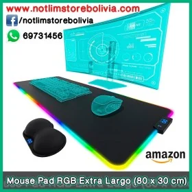 Mouse Pad RGB Extra Largo (80 x 30 cm) - Precio : 150 Bs