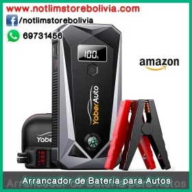 Arrancador de Baterias para Autos (5000 A Max/99.16 Kh/26800 mAh) - Precio : 600 Bs