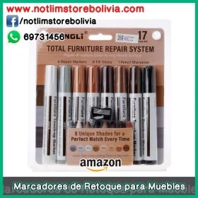Kit de retoque para muebles de 17 piezas - Precio : 150 Bs