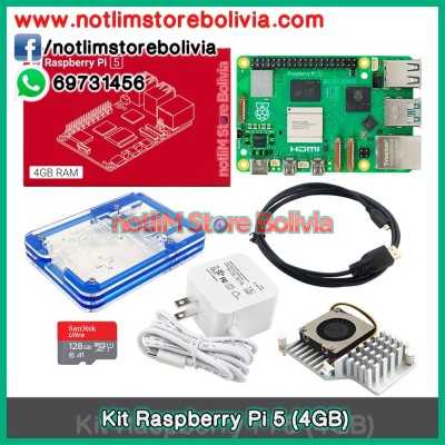 Kit Raspberry Pi 5 (4GB RAM) - Precio: 1,400.00