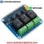 Placa Rele 3 Canales para Raspberry Pi - Precio : 250 Bs