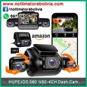 HUPEJOS 360° V80-4CH Dash Cam - Precio : 1 Bs