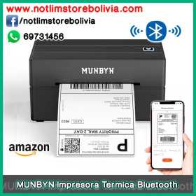 MUNBYN Impresora Termica de Etiquetas Bluetooth - Precio : 950 Bs