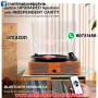 UDREAMER Tocadiscos de Vinilo Vintage con Altavoces y Bluetooth - Precio : 900 Bs