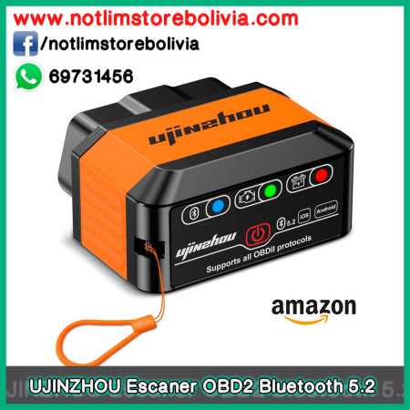 UJINZHOU Escaner OBD2 Bluetooth 5.2 - Precio : 300 Bs