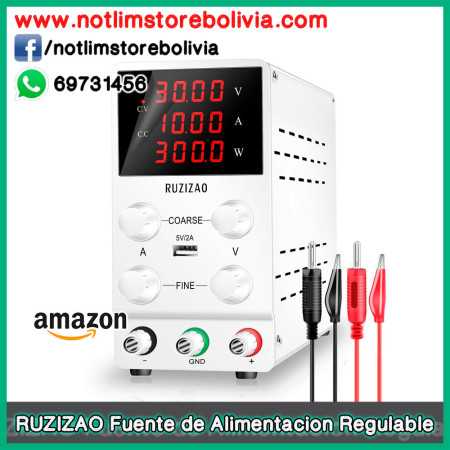 RUZIZAO Fuente de Alimentacion Regulable 60V 5A - Precio : 1 Bs