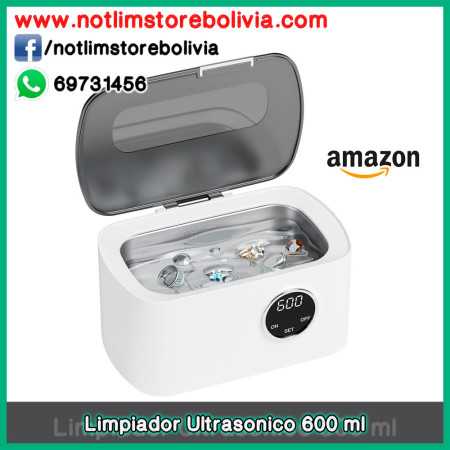 Limpiador Ultrasónico Profesional 600ml - Precio : 350 Bs