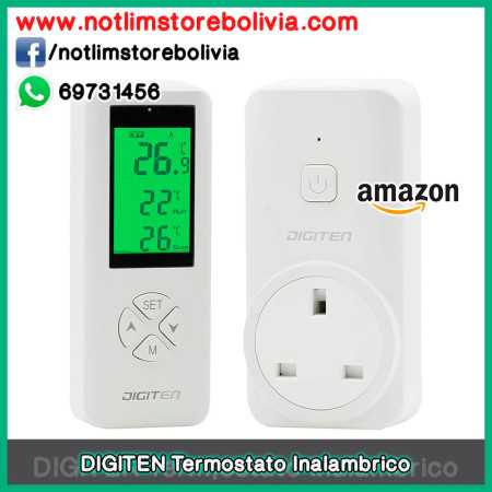 DIGITEN Termostato Programable Inalambrico - Precio : 250 Bs
