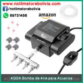 AQQA Bomba de aire para acuarios 15W - Precio : 350 Bs