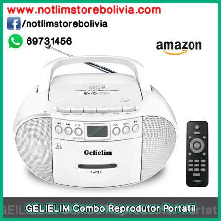 GELIELIM Combo Reproductor Portatil - Precio : 450 Bs