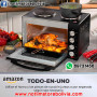 DAEWOO Horno Electrico de 32L/1500W con Placas Calefactoras de 1000W y 600W - Precio : 1 Bs