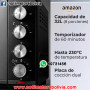 DAEWOO Horno Electrico de 32L/1500W con Placas Calefactoras de 1000W y 600W - Precio : 1 Bs