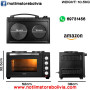 DAEWOO Horno Electrico de 32L/1500W con Placas Calefactoras de 1000W y 600W - Precio : 1 Bs