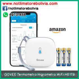 GOVEE Termómetro higrómetro WiFi H5179 con alerta de notificación de aplicación - Precio : 300 Bs