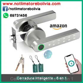 Cerradura Inteligente 6 en 1 - Precio : 600 Bs