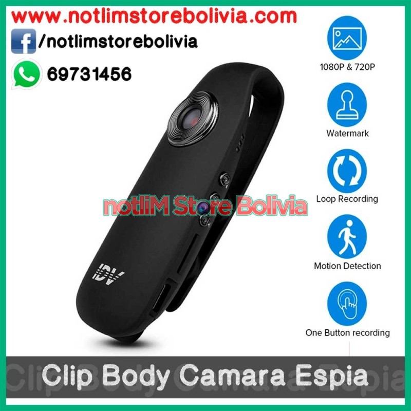 Clip Body Camara Espia Full HD - Precio: 400 Bs