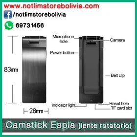 Camstick Camara Espia HD con lente rotatorio 45° - Precio : 350 Bs