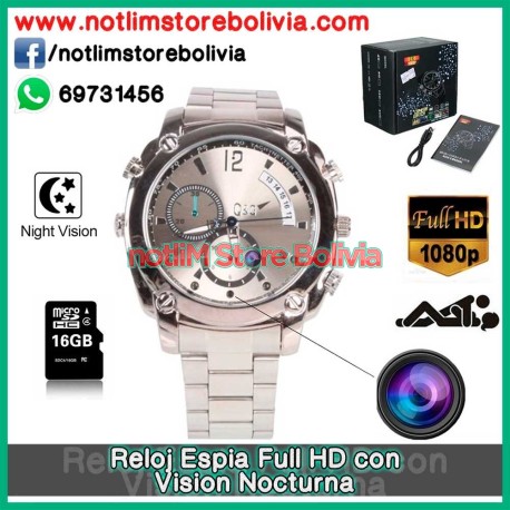 Reloj Espia M2 Full HD con Vision Nocturna - Precio: 400 Bs