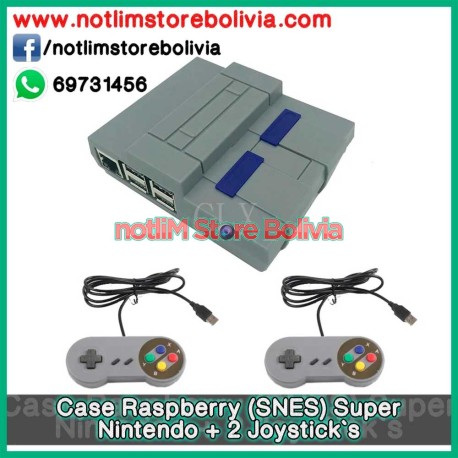 Case Raspberry Pi 3 Tipo Super Nintendo