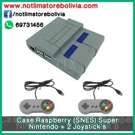 Case Raspberry Pi 3 Tipo Super Nintendo - Precio : 200 Bs