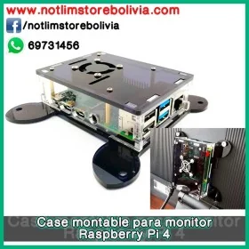 Case montable para Monitor (Raspberry Pi 4) - Precio : 100 Bs