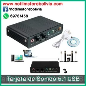 Tarjeta de Sonido 5.1 USB - Precio : 250 Bs