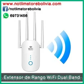 Extensor de rango Wifi Dual Band - Precio : 150 Bs