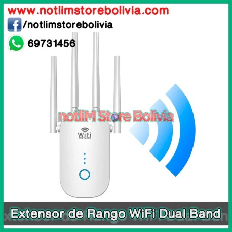 Extensor de rango Wifi Dual Band - Precio: 150 Bs