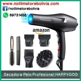 Secadora de Pelo Profesional HAPPYGOO 2400W - Precio : 300 Bs