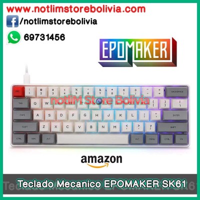 Teclado Mecanico EPOMAKER SK61(RGB) - Precio: 500 Bs