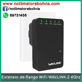 Extensor de Rango WiFi WAVLINK 2.4 Ghz - Precio : 80 Bs