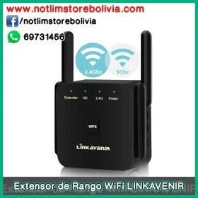 Extensor de Rango WiFi LINKAVENIR Dual Band - Precio : 150 Bs
