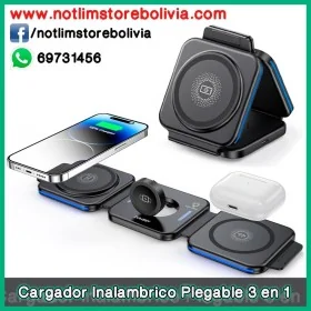 Cargador Inalambrico Plegable ZUMSEY 3 en 1 - Precio : 250 Bs