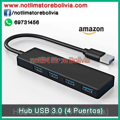 Hub USB 3.0 (4 puertos) - Precio: 70 Bs