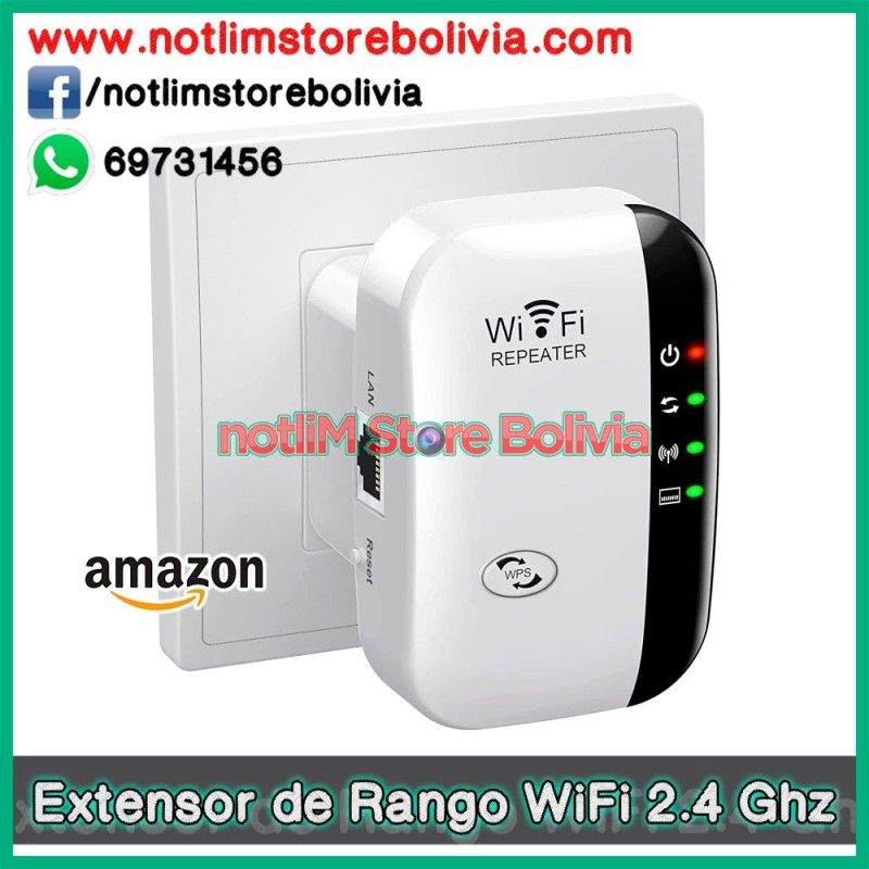 Extensor de Rango WiFi 2.4 Ghz - Precio: 70 Bs