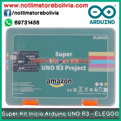 Super kit de inicio Arduino Uno R3 Elegoo - Precio: 400 Bs
