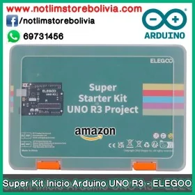 Super kit de inicio Arduino Uno R3 Elegoo - Precio : 400 Bs