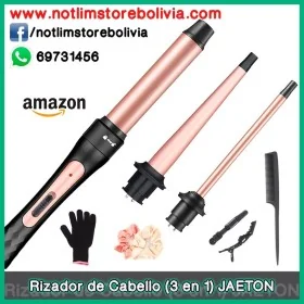 Rizador de Cabello 3 en 1 Marca JAETON - Precio : 200 Bs