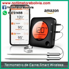 Termometro de Carne Smart Wireless Marca BFOUR - Precio : 350 Bs