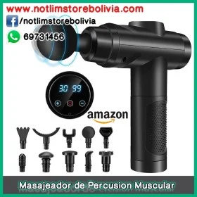 Masajeador de Percusion Muscular (30 Velocidades) Marca Zerolia - Precio : 300 Bs