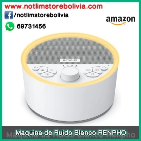 Maquina de Ruido Blanco Recargable Marca RENPHO - Precio : 200 Bs