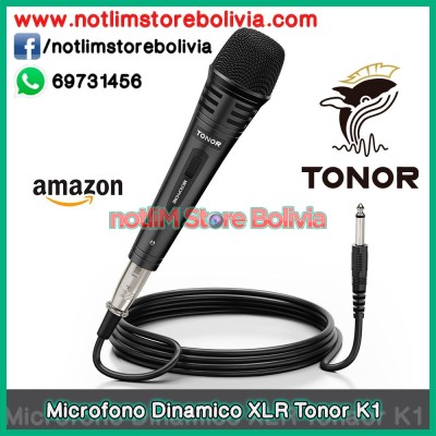Microfono Dinamico XLR TONOR K1 - Precio: 150 Bs