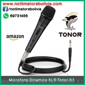 Microfono Dinamico XLR TONOR K1 - Precio : 150 Bs