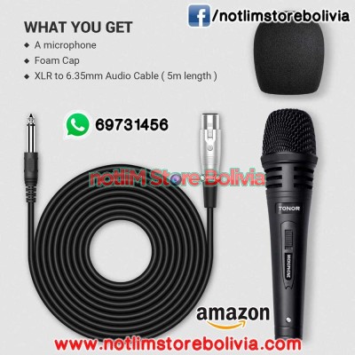Microfono Dinamico XLR TONOR K1 - Precio: 150 Bs